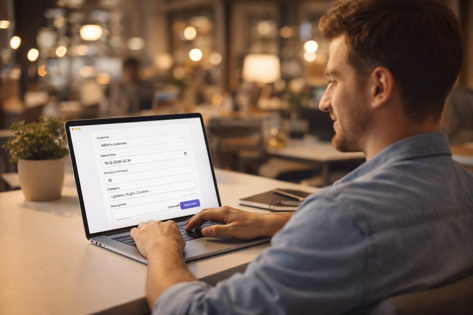 Activity and work logging in Done and Billed