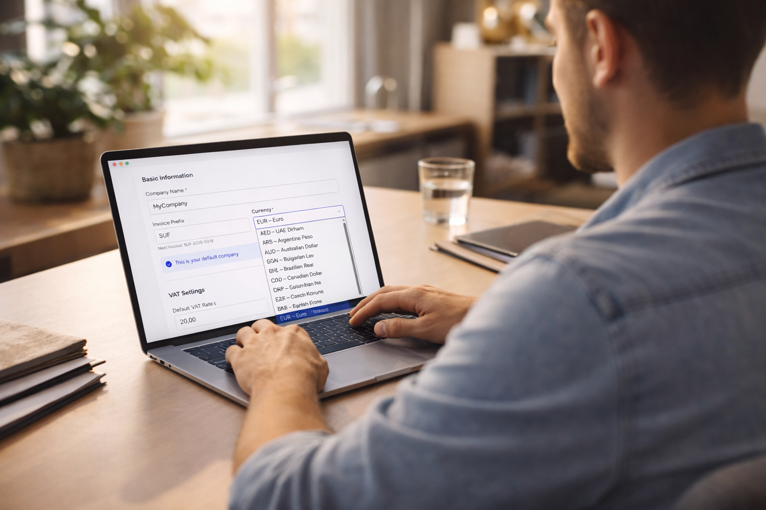 Multi-currency invoicing in Done and Billed